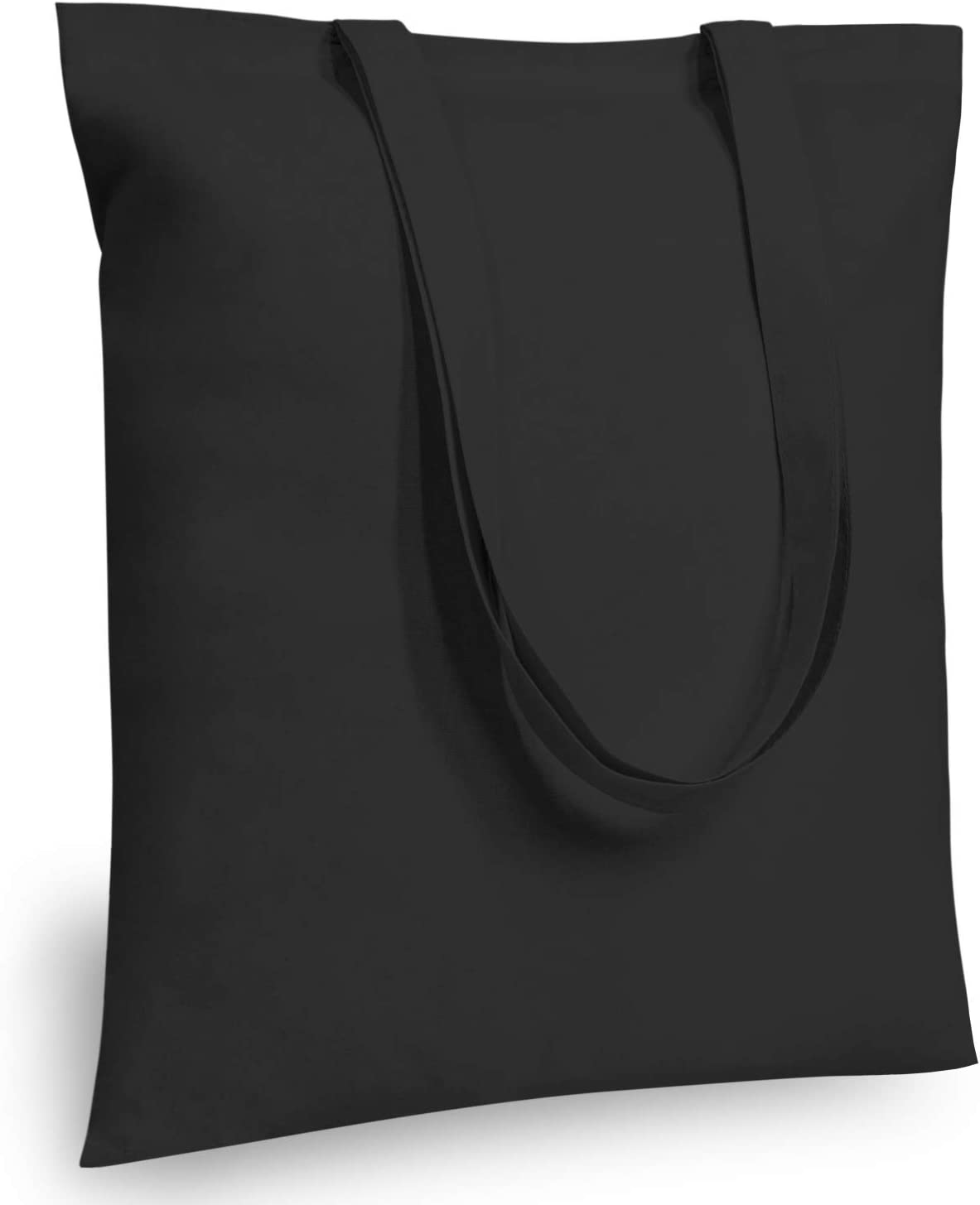 Black CAPRICORN Astrology Unisex Cotton Reusable Tote Bag