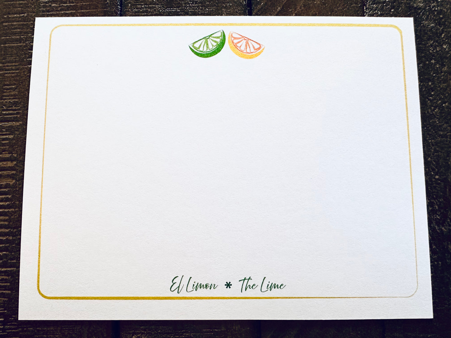 Latin Kitchen Spanish Language NoteCards Stationery Set of 10