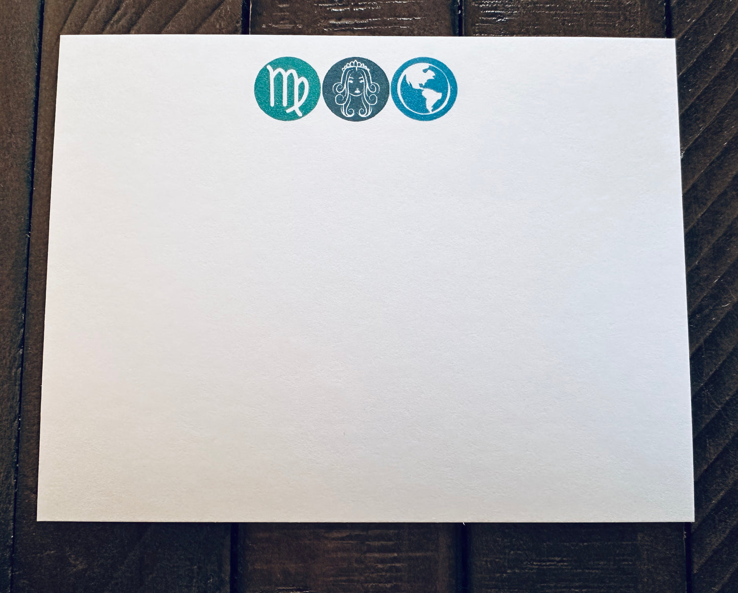 VIRGO Element & Symbols Note Cards A2 Stationery set of 10