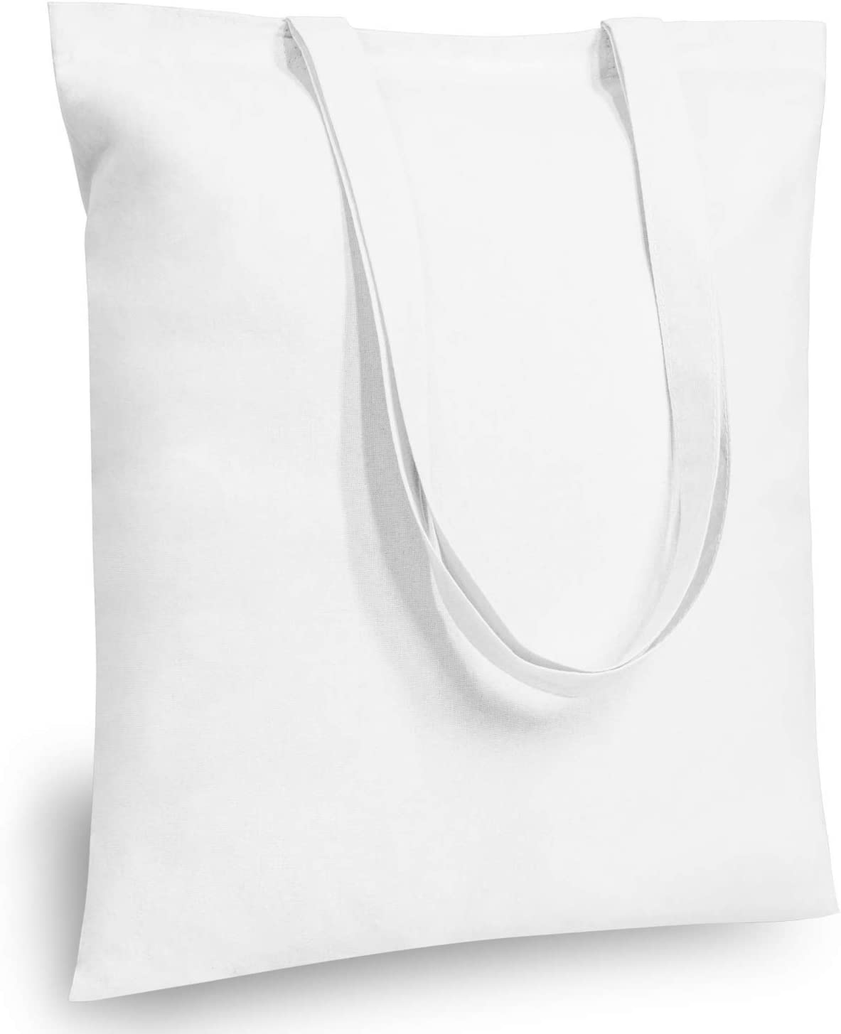 White MANY CACTUS Unisex Cotton Reusable Tote Bag